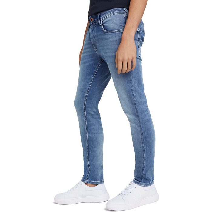 Джинси чоловічі TOM TAILOR Denim Culver Skinny, блакитний (29W/36L, 10118)