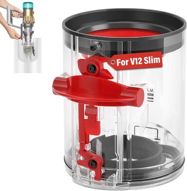 Контейнер для пилу AiLomey, замінна частина для пилососа Dyson V12 Detect Slim, V10 Digital Slim (№965272-01)