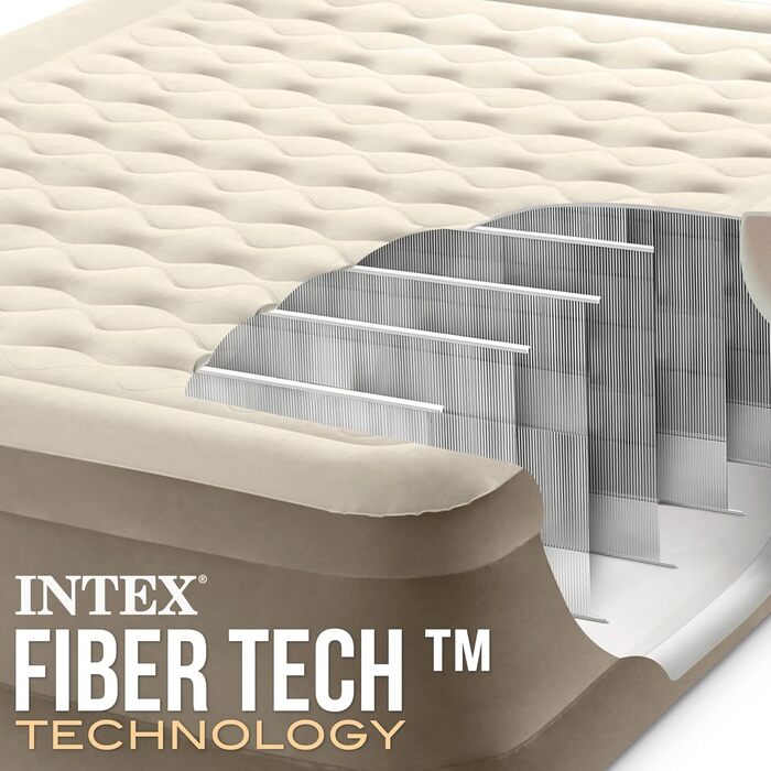 Надувне ліжко Intex Queen Ultra-Plüsch з Fiber-Tech RP, 152x203x46 см (64428ND)