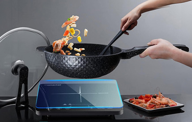 Індукційна плита AMZCHEF на 1 конфорку, 2000 Вт, туристична електроплитка