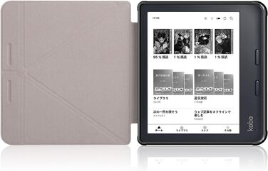 Чохол Acelive для Kobo Sage (8 дюймів) - захисний чохол для електронного читача з авто-функцією сну/пробудження, сірий