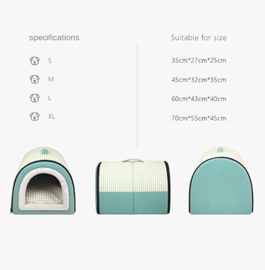 Кімната для собак 2 в 1: будиночок-ліжко, сірий, XL - зручний та портативний, для собак та котів