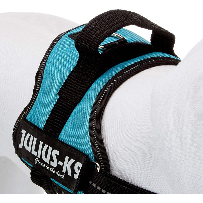 Шлейка Julius K-9 Power, розмір XS/Mini-Mini, колір Океан - тканина, багатокольорова, упаковка 1 шт.