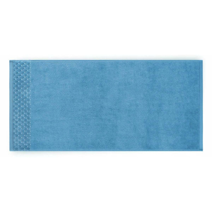 Рушник махровий Zwoltex Oscar AB 70x140 см, колір ніагара (синій), 500 г/м²