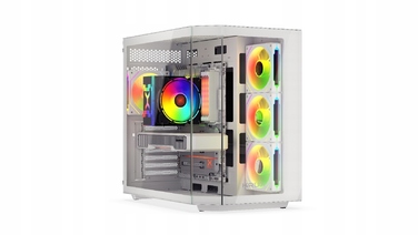 Корпус ATX KRUX Empero White, 4 вентилятори 120мм ARGB, тип 