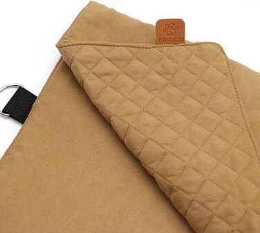 Килимок для собак Paws&Co: портативний, складаний, 75x50 см (L, Коричневий)