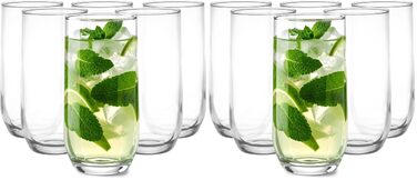 Набір склянок Glasmark KROSNO 1992 Longdrink 6 шт, 400 мл для води, коктейлів, високі склянки для віскі, придатні для мийки в посудомийній машині
