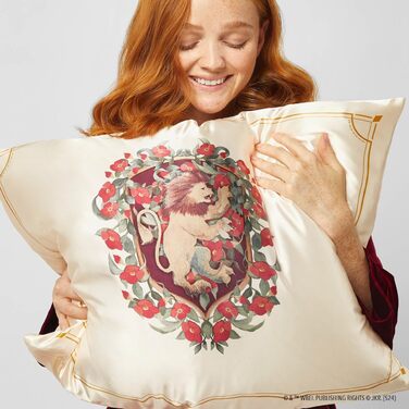 Kitsch Harry Potter satin pillowcase with zipper for hair and skin, softer than silk pillowcases, machine washable, wrinkle-free, standard size pillowcases
