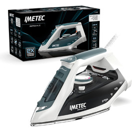 Пароочисник Imetec ZeroCalc Z1 2500 з технологією AntiCalc, нержавіюча сталева підошва з 2200 Вт, паровий удар 120 г, функція Calc-Clean, підошва з нержавіючої сталі