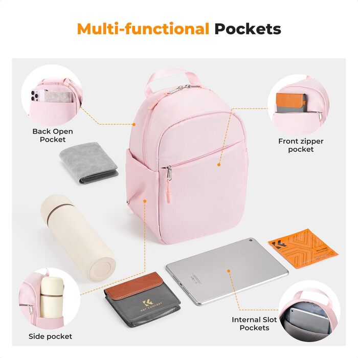 Сумка для камери K&F CONCEPT, слін-сумка на плече, фоторюкзак, компактний, водонепроникний, регульований ремінь, для DSLR/SLR камер, об'єктивів (5 літрів, рожевий)