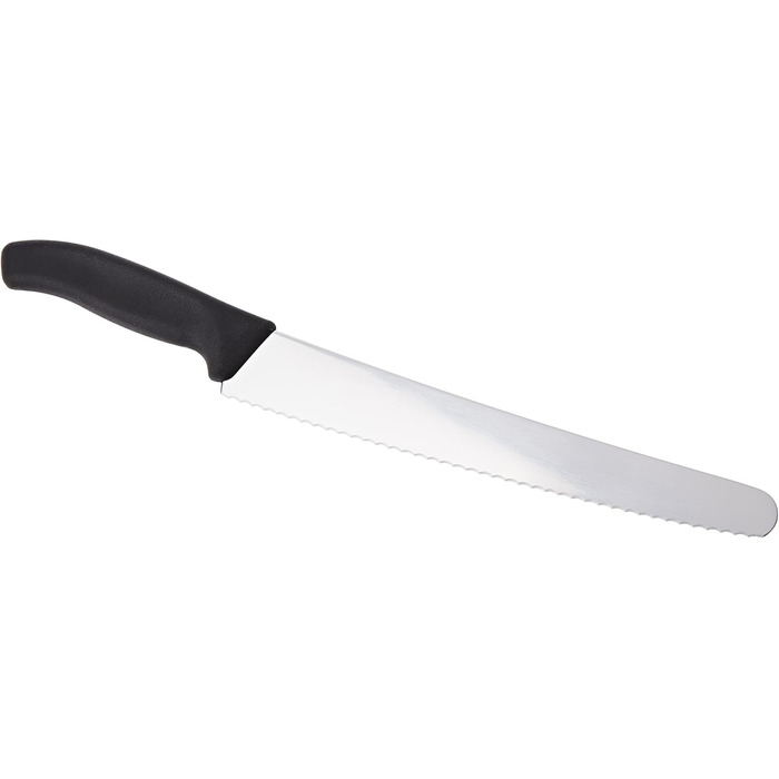 Ніж-кондитерська пилка VICTORINOX Swiss Classic 26 см, хвилька, нержавіюча сталь, чорна ручка