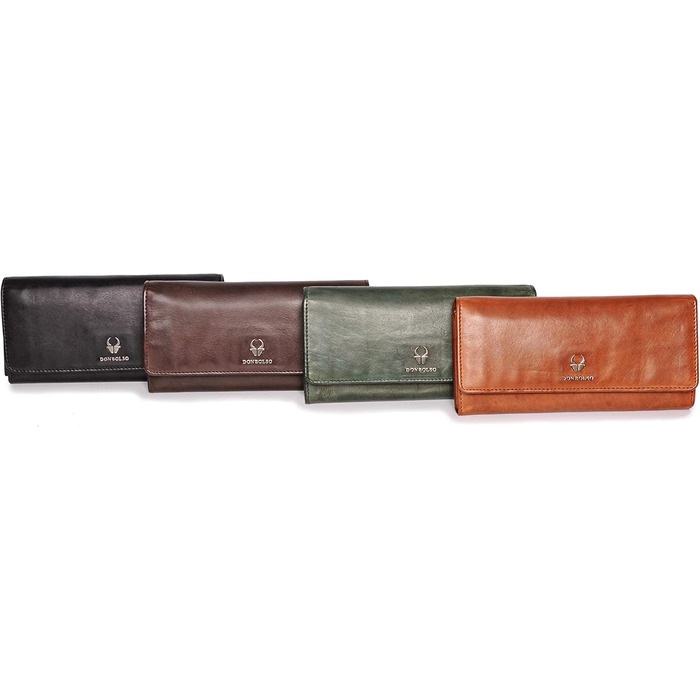 DONBOLSO® Florence Wallet for Women made from washed leather with RFID protection