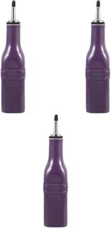 3 Ceramic Oil Can Oil Sprayer for Cooking Pour Spout Olive Oil Bottle Essential Oils for Diffusers for Home Bottles Olive Oil Spray Olive Oil Dispenser Rapeseed Oil Oils Violet