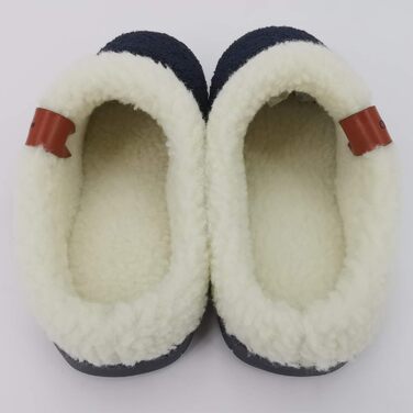 Жіночі халапи Ооfoot Fuzzy House: теплі та зручні домашні талони з м'яким флісовим підкладом та антиковзною підошвою (42/43 EU, темно-синій)