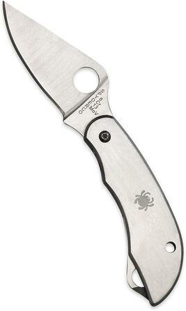 Ніж складаний Spyderco ClipiTool з ножицями, нержавіюча сталь, металевий корпус