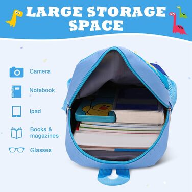 Дитячий рюкзак для хлопчика Kinderrucksack, рюкзак у дитячий садок, шкільний рюкзак для малюків, сумочка для школи для хлопчиків та дівчаток (#7 блакитний)