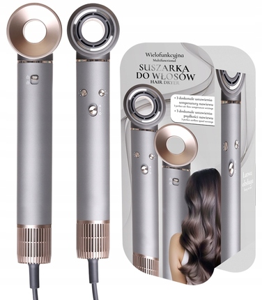 Фен для волосся Gordon 1300 Вт з іонізацією, 3 швидкостями та дифузором