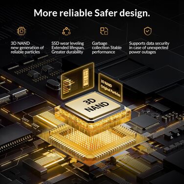 SSD Phixero P7000Pro 1TB M.2 NVMe PCIe Gen4x4 - 7000 МБ/с | Для PS5, геймінгу та редагування відео