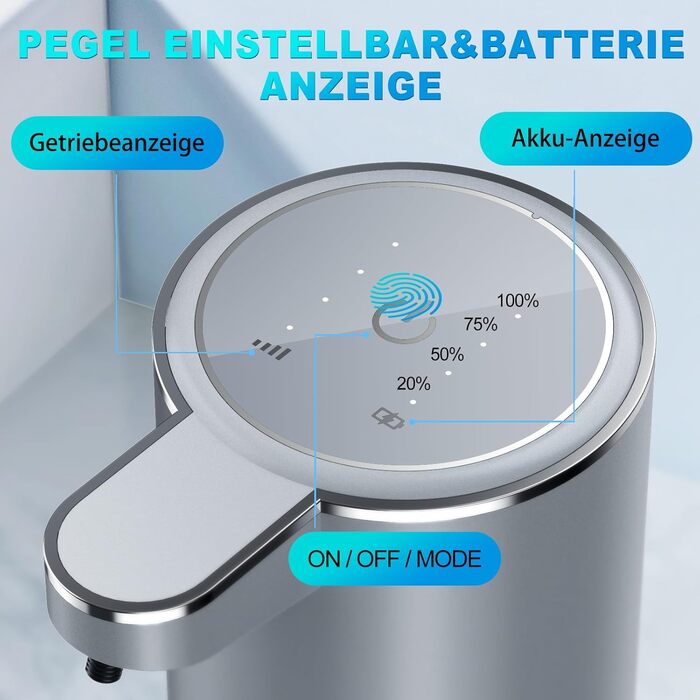 Автоматичний диспенсер для мила Amyzavls, 380 мл, USB, сенсорний, настінний, для ванної, кухні, офісу