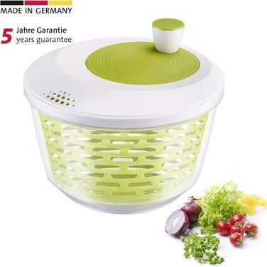 Салатниця Westmark об'ємом 4.4 л, пластик, BPA-free, прозора/біла/зелена, 2430224A