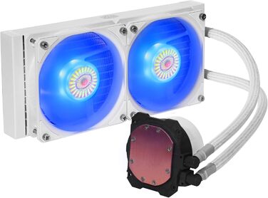 Система водяного охолодження Cooler Master MasterLiquid 240 L-V2 RGB White - для процесорів