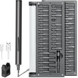 Електрична викрутка YONGYAO 57в1 з магнітом, 2 передачі, для ремонту телефонів, ноутбуків, окулярів, годинників, іграшок