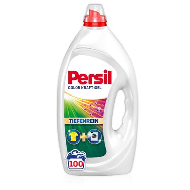 Рідкий засіб для прання Persil Color Kraft-Gel для кольорових речей, технологія глибокого очищення, 100 прань, ефективний від 20 °C
