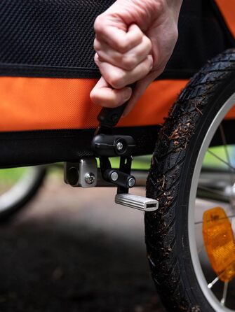 TrendPet DogBus S - Підвісний велосипедний причіп для собак з алюмінію, для малих та середніх собак