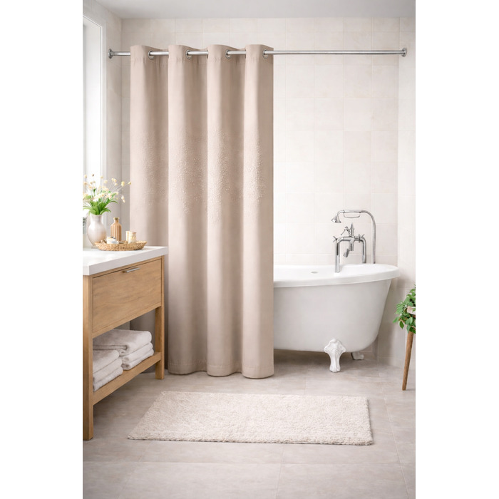 Текстильна штора для ванни NOW-ART 150 x 200 см