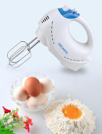 Ручний міксер Triomph ETF2121 білий/блакитний, 18 x 5 x 28 см