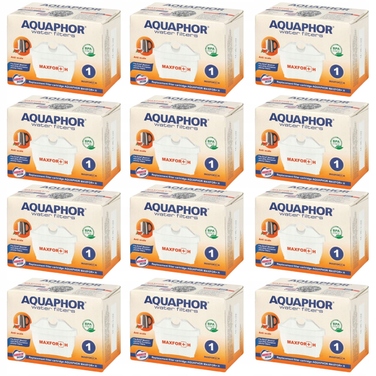 Смінні картриджі для фільтра-кувшина Aquaphor Maxfor+ H для жорсткої води, 12 шт.