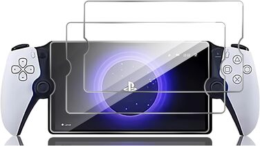Захисне скло GIOPUEY для PlayStation Portal, 2 шт., прозоре, проти подряпин, олієстійке, висока прозорість, сумісне з чохлом