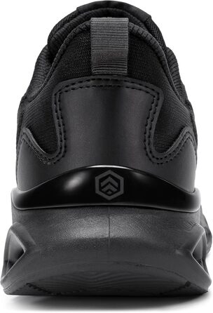 Черевики захисні чоловічі/жіночі LARNMERN зі сталевим підноском. Легкі, зручні, кольорові. Розмір 47 EU, темно-сірий.