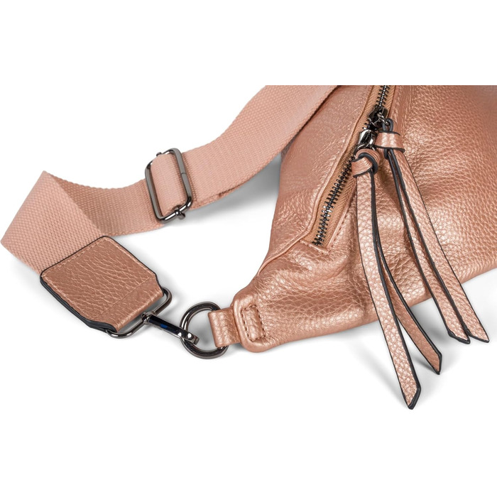 Сумка жіноча styleBREAKER на плече Rosegold велика, кросбоді, 37x17 см