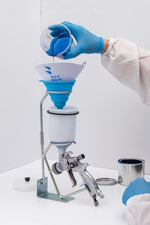 BenBow Professional Measuring Cup 100x 680ml without lid with versatile scaling - Cup with scale, mixing cup, paint mixing cup, measuring cup, paint cup, disposable mixing cup