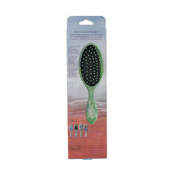 Щітка для волосся WetBrush Original Detangler з технологією Intelliflex Disney Frozen Olaf, зелена