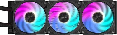 Система водяного охолодження CPU GIGABYTE AORUS WATERFORCE II 360 Ice AIO - 3x120mm ARGB вентилятори, білий корпус, підтримка LGA 1851 та AM5