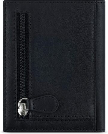 Гаманець Bugatti Secure Slim Mini з RFID-захистом, шкіряний, коричневий - компактний картхолдер з монетником