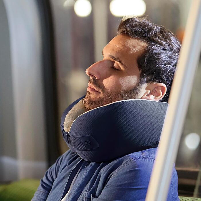 Подушка для шиї Go Travel Memory Dreamer, темно-синій, стандартний розмір