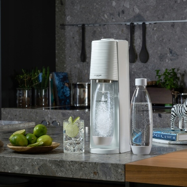 Сифон для газування води SodaStream Terra, білий (3 пляшки + балон CO2)