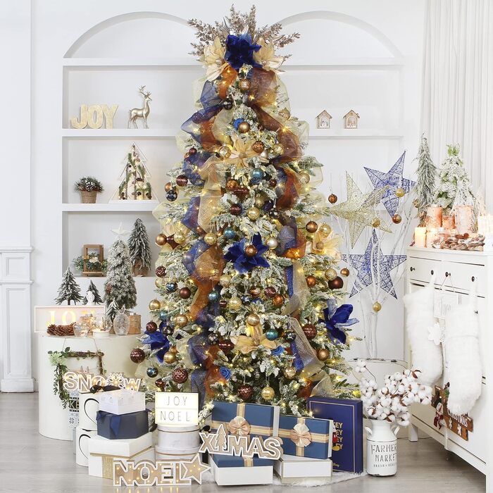 Набір прикрас для ялинки Sea Team: кульки та орнаменти, 30 шт., 60 мм, червоний та білий