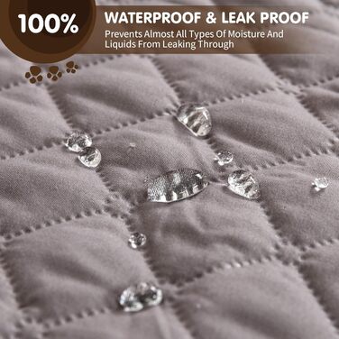 Водонепроникний килимок для собак PETCUTE 75x180 см (170x210 см), рожевий, захист дивану, антиковзаюча підстилка для собак