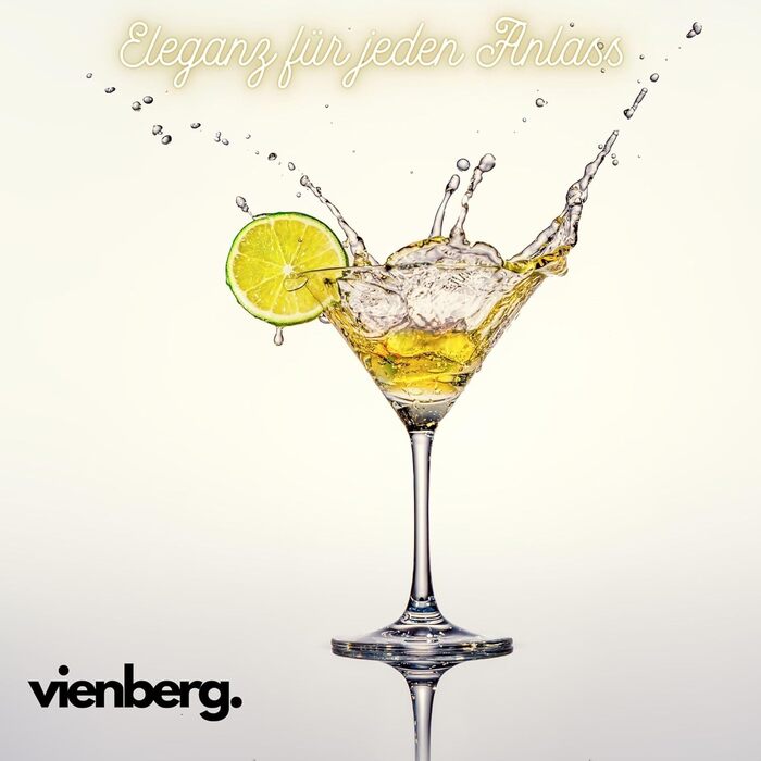 Набір склянок для коктейлів Martini 175 мл | Професійний ресторанний посуд Gastro якості | Для Martini, Cosmopolitan, Manhattan, Margarita, Sidecar (6 шт.)