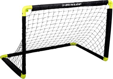 Ворота для футболу Dunlop - складані, чорно-жовті, 2 шт. (99 см) - для дитячих ігор та тренувань у саду та приміщенні