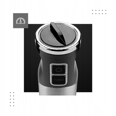 Ручний блендер Vertenz Titan 50 1400 Вт, сріблястий/сірий