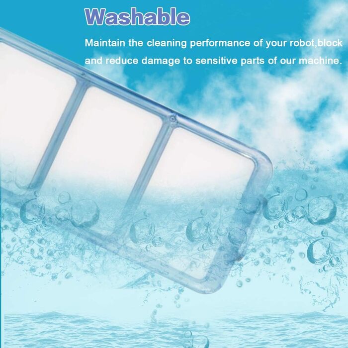 Запчастини для пилососів Eufy RoboVac 11S Max, 15C Max, 30C Max: 12 шт. (ролик, 4 фільтри HEPA, 6 бічних щітки, щітка для очищення)