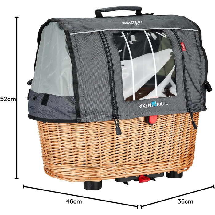 Корзина для собак KLICKfix Doggy Basket Plus для багажника Racktime, 0399RH Single