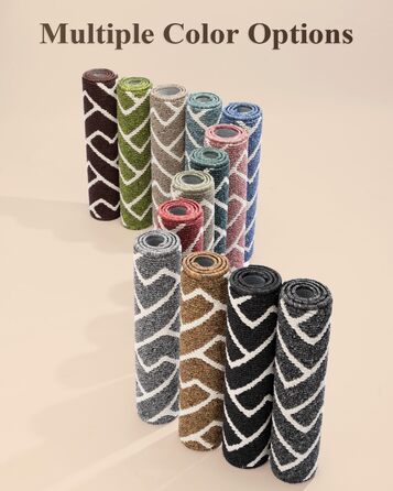 Килимок для дому Black 50x80 см, вологостійкий, антиковзаючий. Підходить для входу, коридору, саду, дому та тварин.