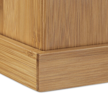 Relaxdays Bamboo Bathroom Accessories Set