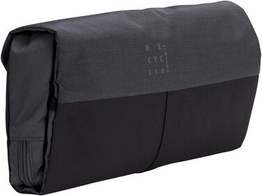 Kulturbeutel VAUDE WegaWrap: Косметичка з дзеркалом, тримачем для зубної щітки та гачком для підвішування, водонепроникна, чорна